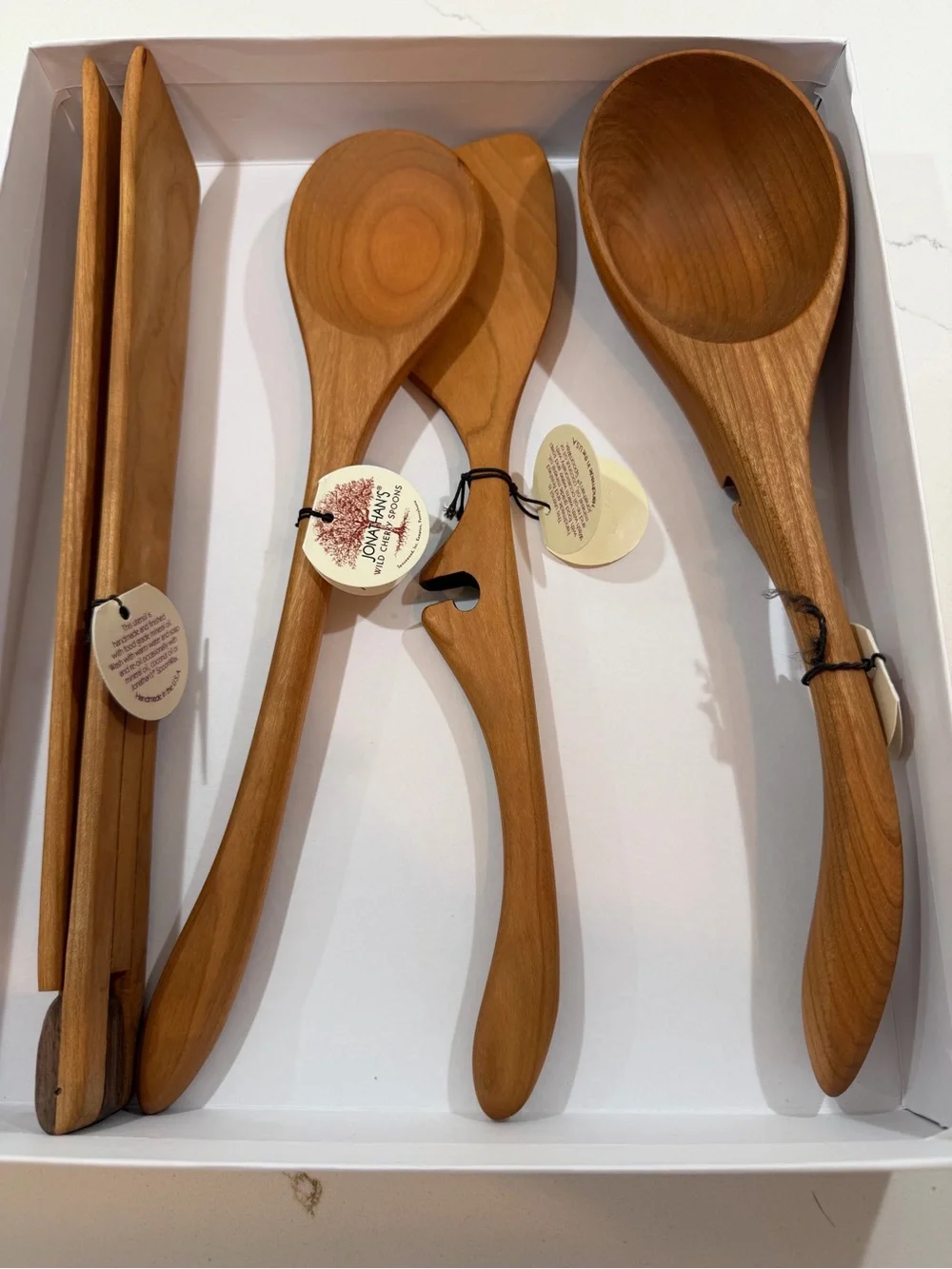 Jonathan’s Wild Cherry Spoons Wooden Utensil Set